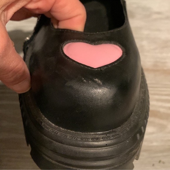 ASOS KOl A Warriors Heart chunky mary janes in black UK 5/38 preowned - Picture 16 of 16